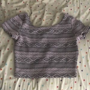 Knit crop top